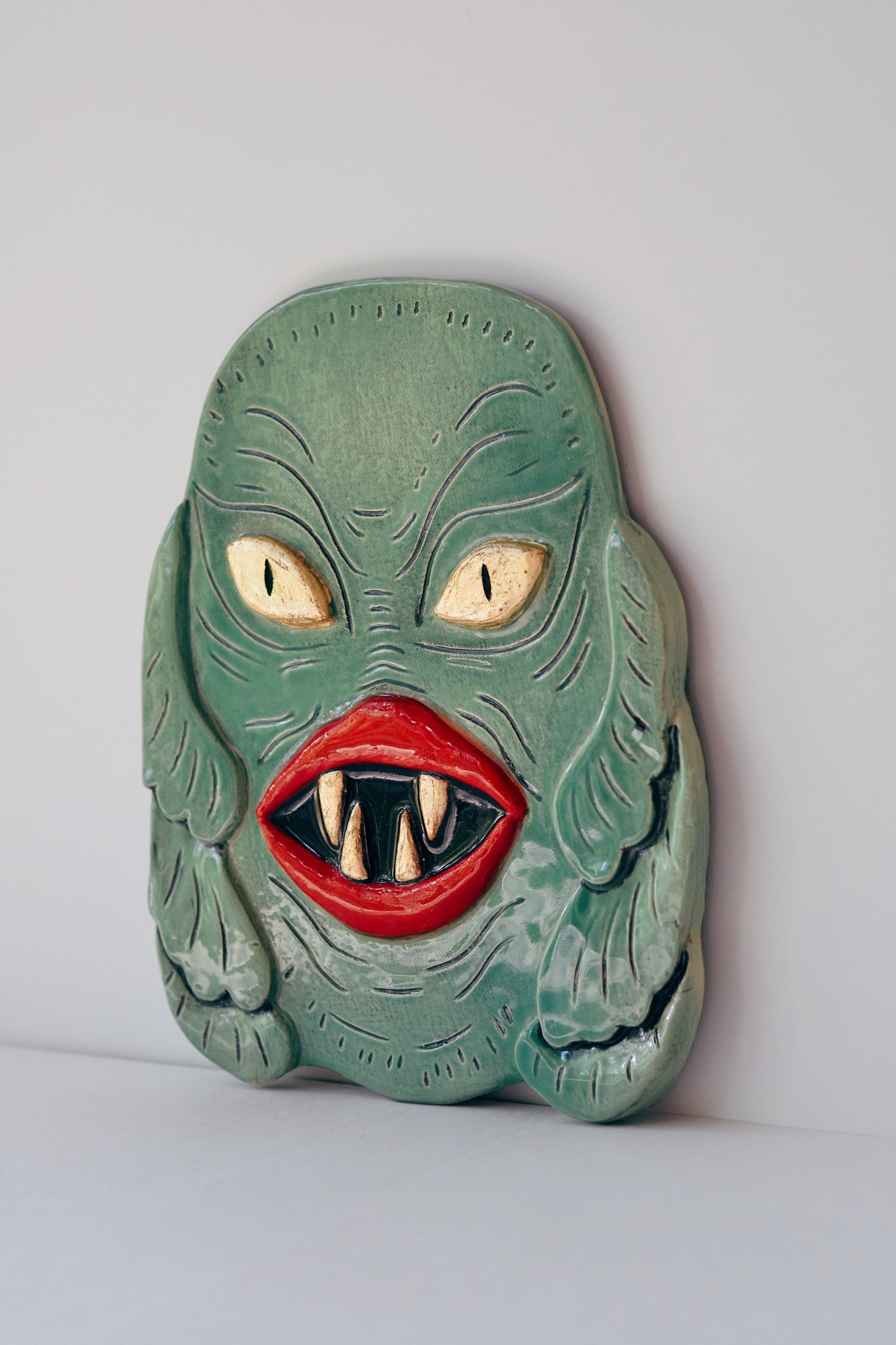 Creature from the Black Lagoon Wall Mask — Ceramic Wall Decor