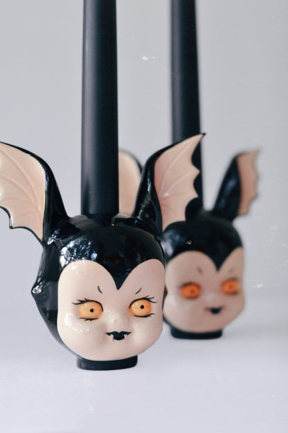 Vampire Kewpie Candle Holder — Ceramic Candlestick