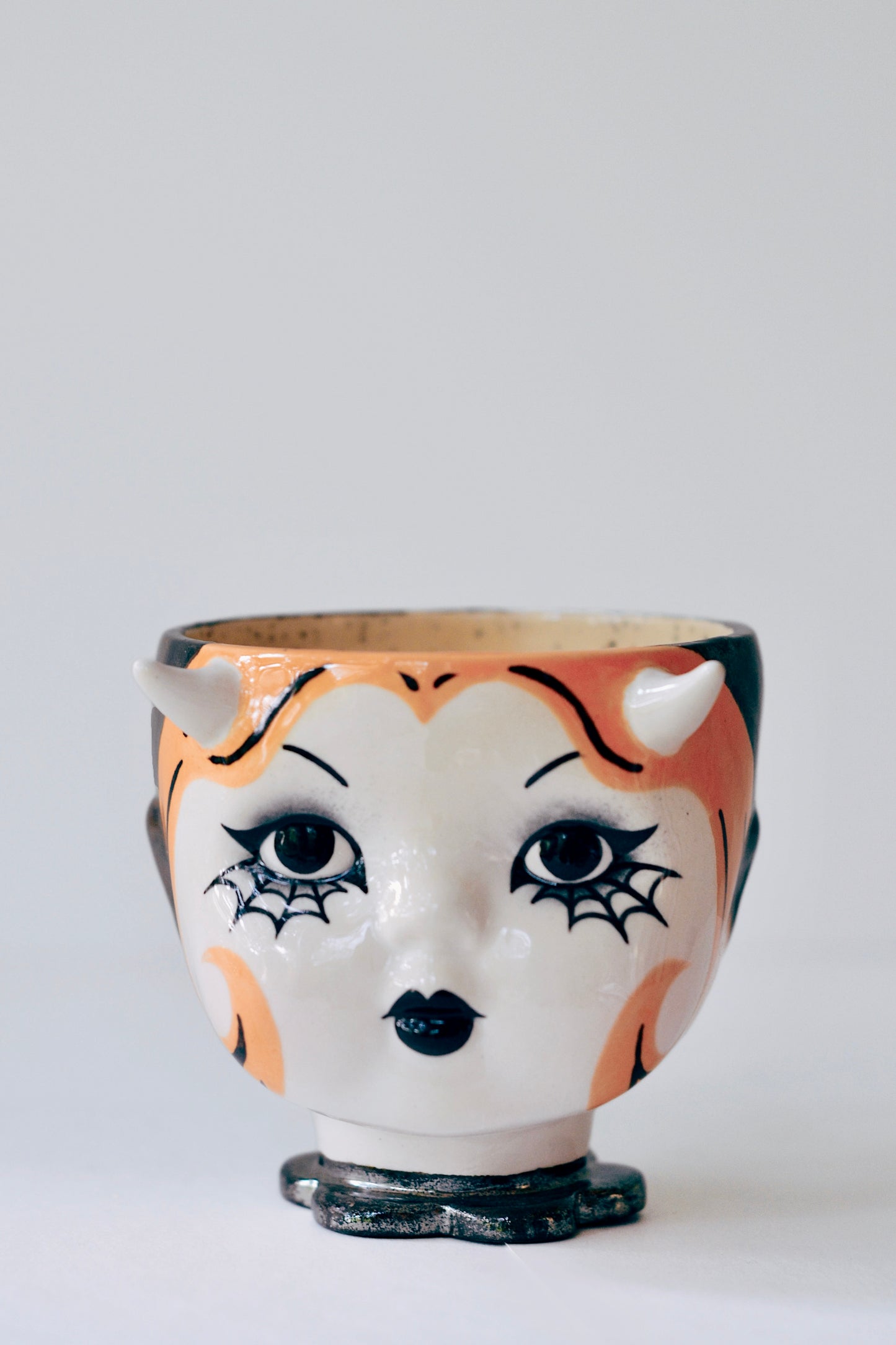 Horned Doll Mug — Gothic Ceramic Cup (Copy)