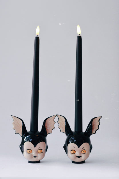 Vampire Kewpie Candle Holder — Ceramic Candlestick