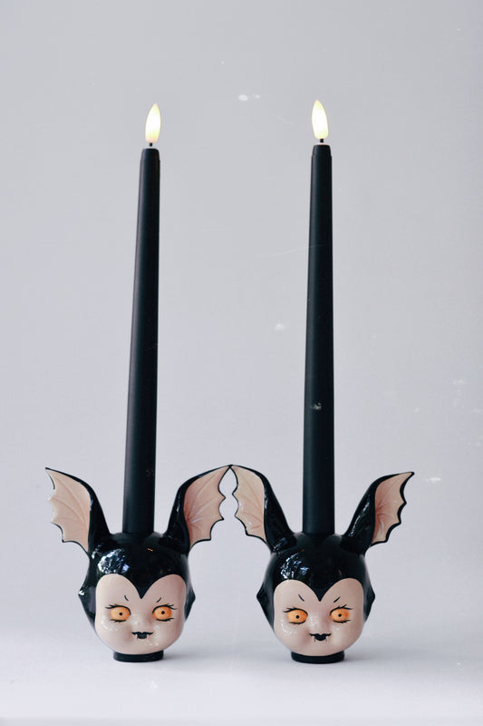 Vampire Kewpie Candle Holder — Ceramic Candlestick
