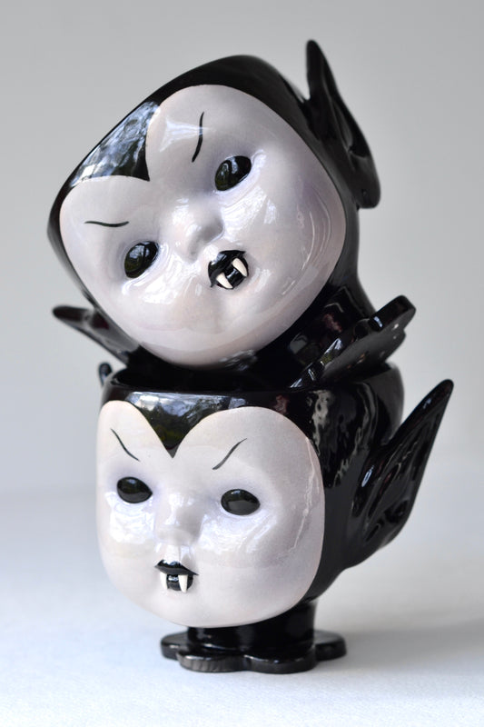 Vampire Ear Cups — Gothic Ceramic Drinkware