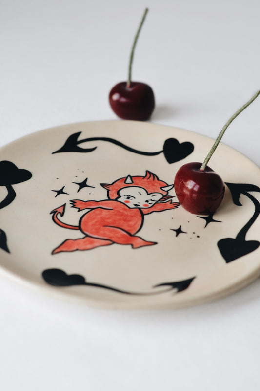 Cute Devil Plate
