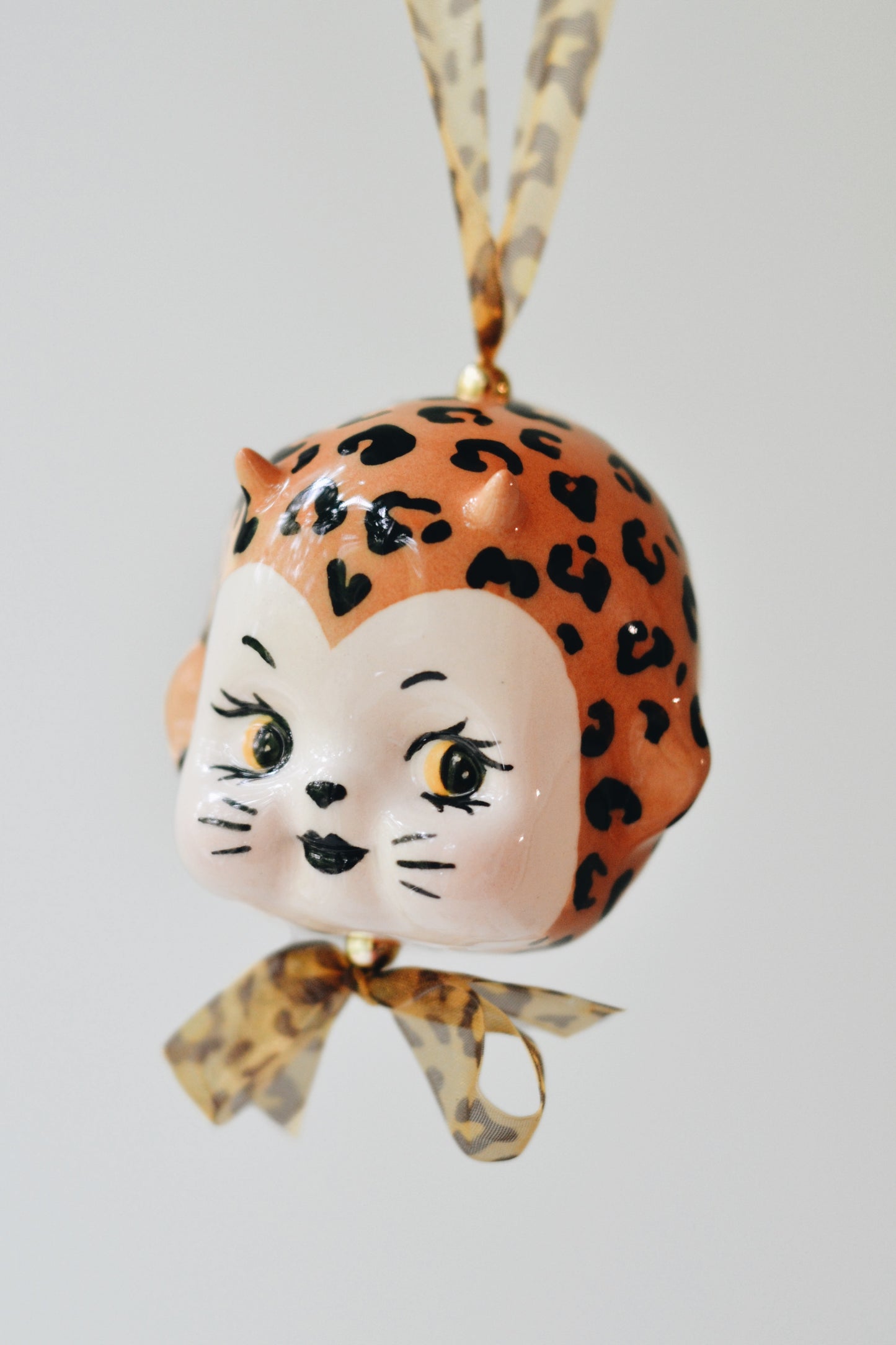 Leopard Doll Charm — Mini Hanging Decoration