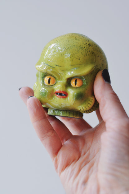 Creature from the Lagoon Candle Holder — Ceramic Kewpie Sculpture