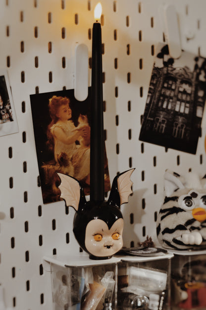Vampire Kewpie Candle Holder — Ceramic Candlestick