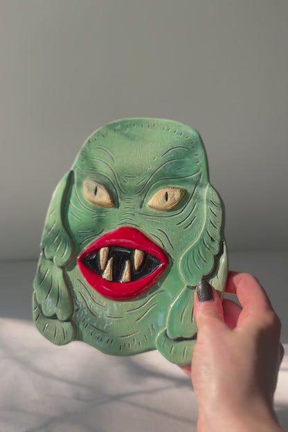 Creature from the Black Lagoon Wall Mask — Ceramic Wall Decor